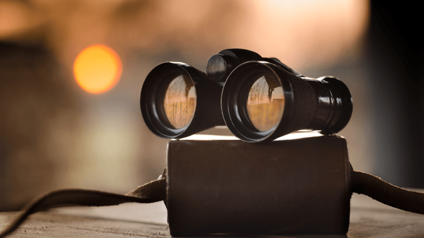 Fernglas für Stellenanzeigen